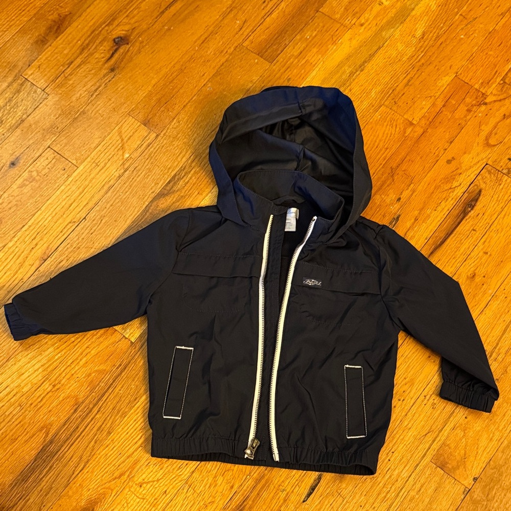 Ralph Lauren Navy Mesh Windbreaker Jacket